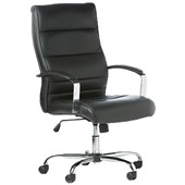 KNIGHT MONZA EXECUTIVE CHAIR HIGHBACK PU LEATHER BLACK