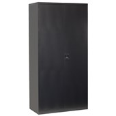 FIRSTLINE CUPBOARD W916 X D457 X H1830MM BLACK