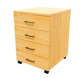 ZEALAND MOBILE 4 DRAWER W465 X D500 X H660MM NZ TAWA