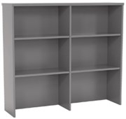 KNIGHT ERGOPLAN HUTCH W1200 X D300 X H1070MM SILVER