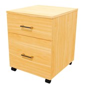 ZEALAND MOBILE 1 DRAWER 1 FILE W465 X D500 X H600MM NZ TAWA