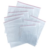 MINIGRIP PLASTIC BAG RESEALABLE 35MU W330 X L330MM CLEAR PACK 100