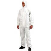 PROCHOICE PROVEK COVERALLS DISPOSABLE DOWP LARGE WHITE