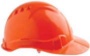 PROCHOICE HARD HAT HHV6 6 VENT 6 POINT PUSHLOCK HARNESS ORANGE