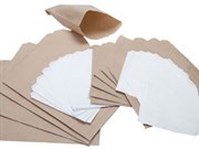 FLAT PAPER BAG NO10 W305 X H360MM BROWN PACK 500