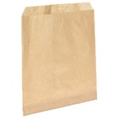 FLAT PAPER BAG NO4 W210 X H240MM BROWN PACK 1000