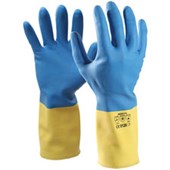 ESKO SAFETY GLOVES NEOPRENE ON LATEX BLUE ON YELLOW XL