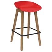 KONFURB PALA BARSTOOL POLYPROPYLENE RED