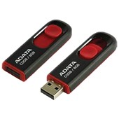 ADATA C008 FLASH DRIVE USB 20 RETRACTABLE 16GB BLACKRED