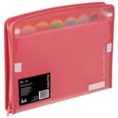 COLOURHIDE ZIP IT EXPANDING FILE WATERMELON