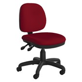 OPD ZARA OFFICE CHAIR MIDBACK 2LEVER BREATHE FABRIC TOMATO RED