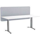 BOYD VISUALS ACOUSTIC MODESTY PANEL DESK SCREEN L1200 X H600MM LIGHT GREY