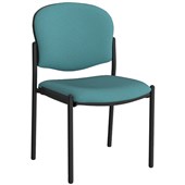 OPD ZED VISITOR CHAIR STACKABLE 4 LEG SPLICE BLUE