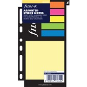 FILOFAX PERSONAL REFILL STICKY NOTES ASSORTED