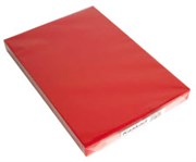 KASKAD COLOURED PAPER A4 225GSM ROBIN RED PACK 100