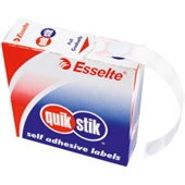 QUIKSTIK LABEL DISPENSER CIRCLE 14MM WHITE PACK 1200