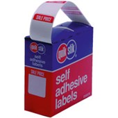 QUIKSTIK LABEL DISPENSER SALE PRICE 24 X 32MM ORANGEWHITE PACK 400