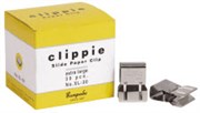 CLIPPIE PAPER CLIPS EXTRA LARGE SILVER PACK 30