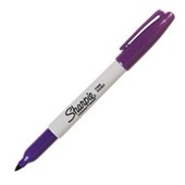 SHARPIE PERMANENT MARKER FINE BULLET 10MM PURPLE