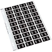 CODAFILE NUMERIC LABEL 6 162506 40 LABELS