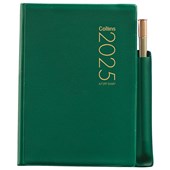 COLLINS DIARY POCKET PENCIL A72PP W74 X L105MM GREEN 2 DAYS PER PAGE PVC ODD YEAR