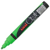 UNI PWE5M CHALK MARKER BULLET 18MM GREEN