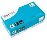 HYTEC DISPOSABLE GLOVES VINYL POWDER FREE CLEAR SMALL BOX 100